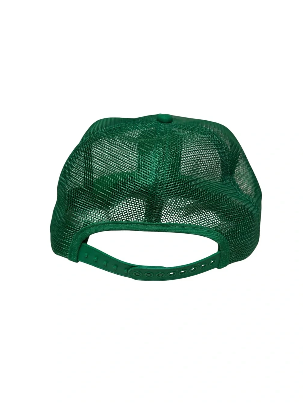 Vintage John Deere green trucker hat Cap K-products Made in USA